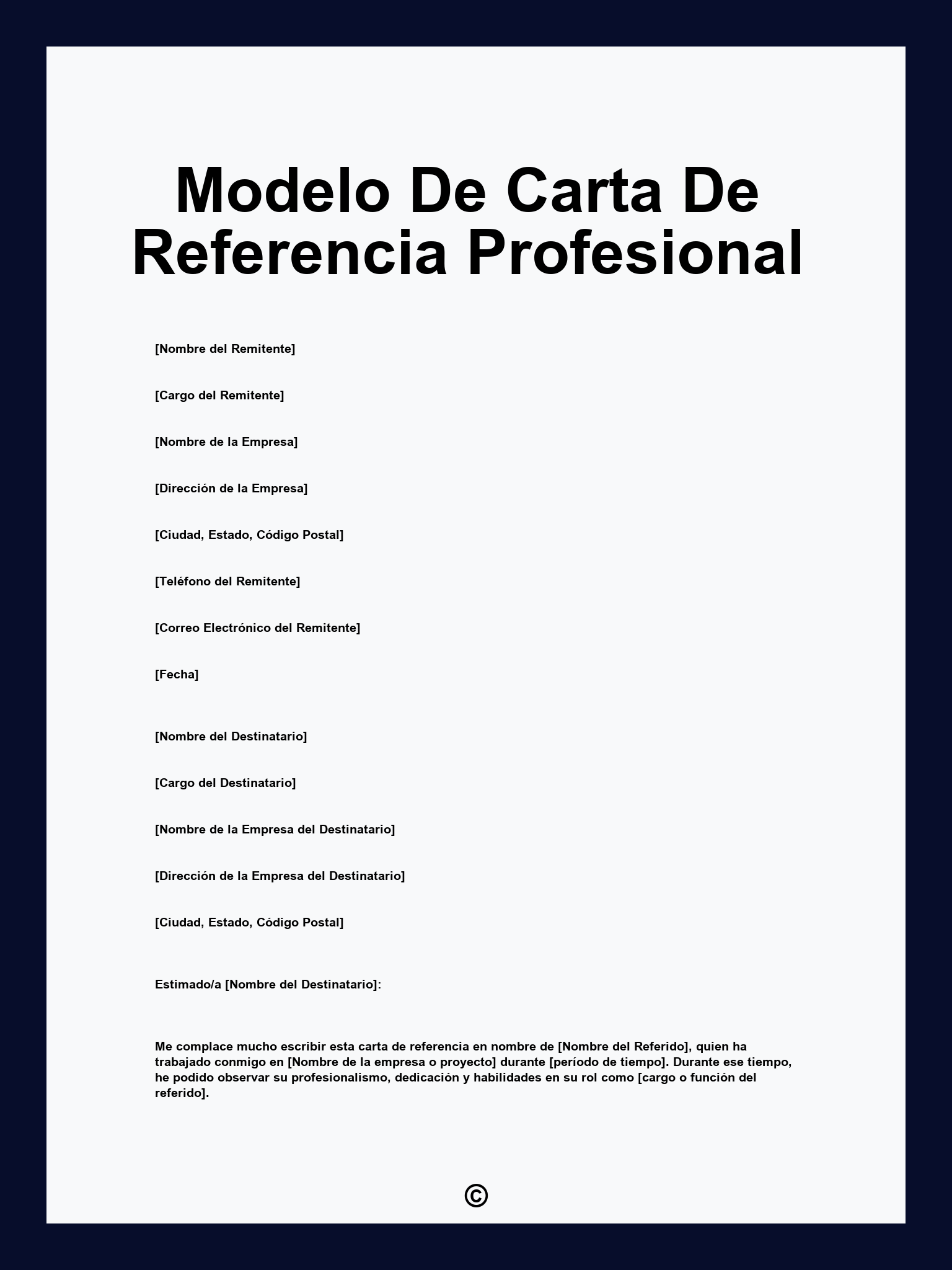 Carta De Referencia Explor Plantillas De Cartas De Recomendaci n
